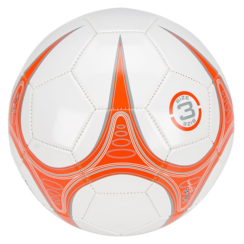 Jalgpallipall Avento Warp Skillz 3, suurus 3, Valge/oranž/hall hind ja info | Jalgpalli pallid | kaup24.ee
