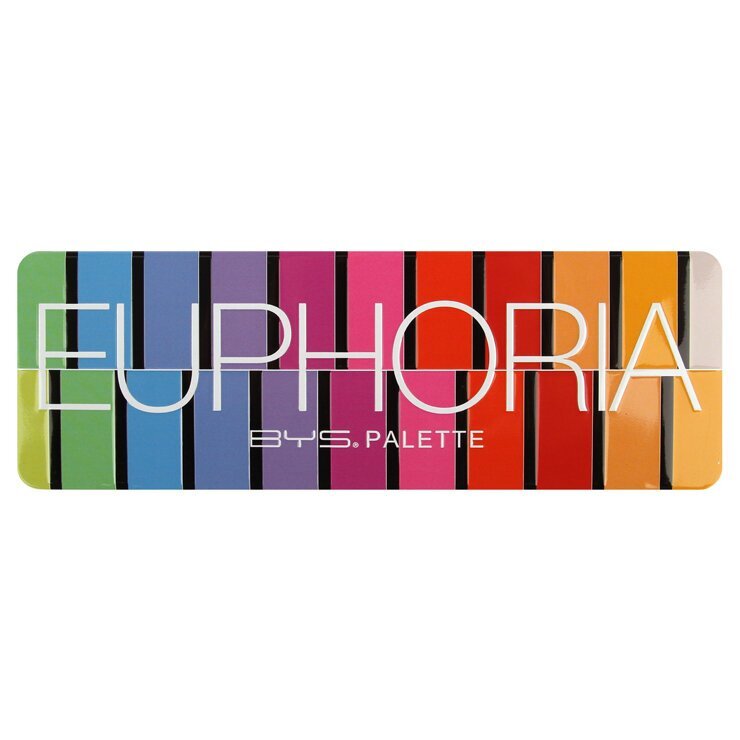 BYS Lauvärvipalett EUPHORIA цена и информация | Ripsmetušid, lauvärvid, silmapliiatsid, seerumid | kaup24.ee