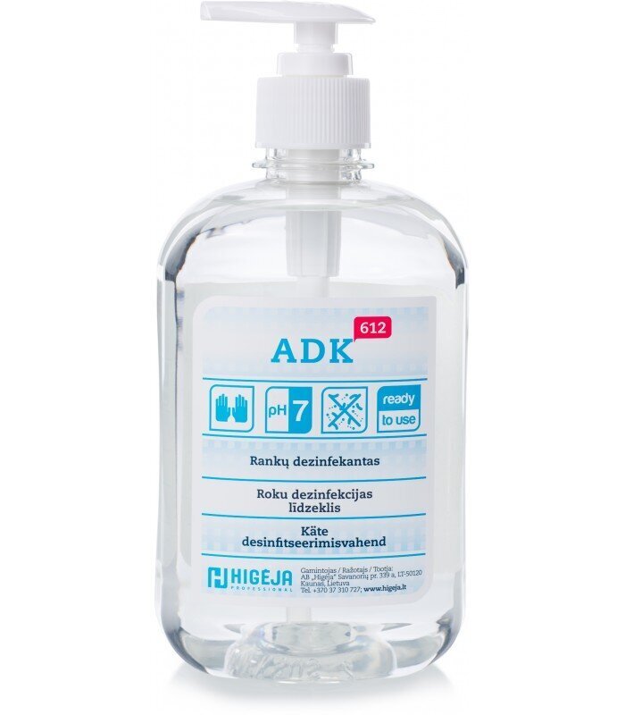 Käte desinfitseerimisvahend Pro ADK-612, 0.5 l цена и информация | Esmaabi | kaup24.ee