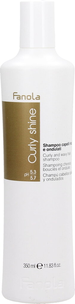 Sära andev šampoon lokkis juustele Fanola Curly Shine, 1000 ml цена и информация | Šampoonid | kaup24.ee