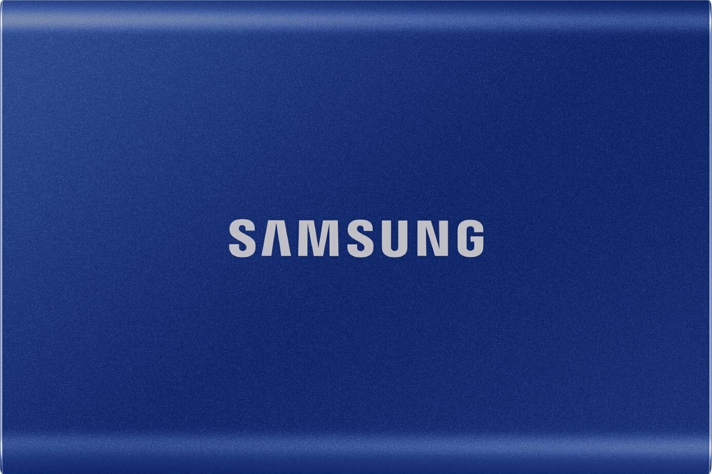 Samsung SSD T7 500GB, Sinine (MU-PC500H/WW) цена и информация | Välised kõvakettad (SSD, HDD) | kaup24.ee