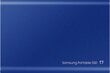 Samsung SSD T7 500GB, Sinine (MU-PC500H/WW) цена и информация | Välised kõvakettad (SSD, HDD) | kaup24.ee