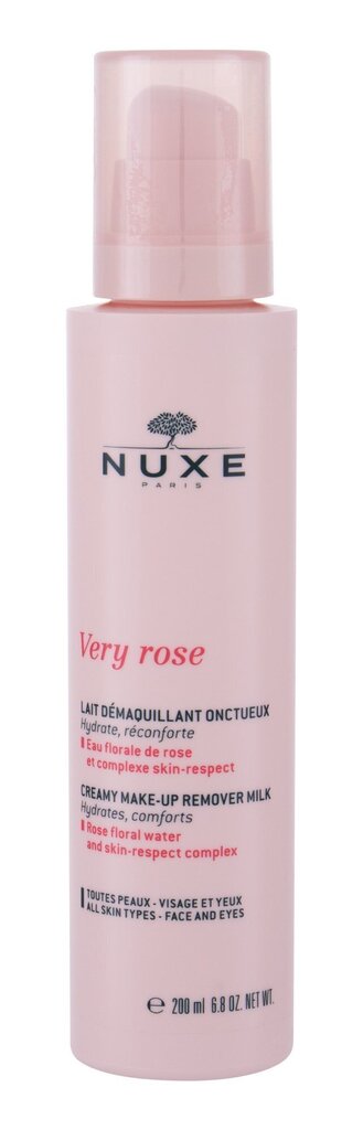 Kreemjas meigieemaldaja Nuxe Very Rose 200 ml цена и информация | Näopuhastusvahendid | kaup24.ee