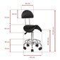 Tool meistri jaoks STOOL BEAUTY 3 BLACK hind ja info | Kontoritoolid | kaup24.ee