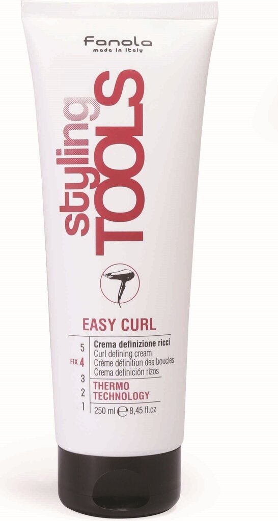 Kuumakaitse kreem lokkis juustele Fanola Styling Tools Easy Curl, 250 ml hind ja info | Viimistlusvahendid juustele | kaup24.ee