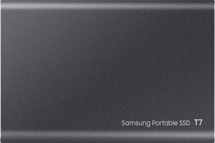 Samsung SSD T7 1TB, Hall (MU-PC1T0T/WW) цена и информация | Жёсткие диски (SSD, HDD) | kaup24.ee