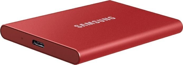 Samsung SSD T7 1TB, Punane (MU-PC1T0R/WW) цена и информация | Välised kõvakettad (SSD, HDD) | kaup24.ee