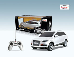 Puldiga juhitav mudelauto Rastar 1:24 Audi Q7, 27300 hind ja info | Poiste mänguasjad | kaup24.ee