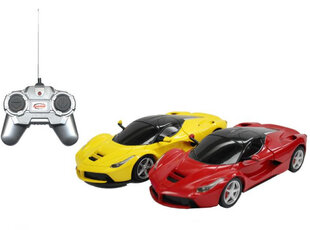 Радиоуправляемая модель машины Ferrari LaFerrari 1:24, RASTAR 71402/48900 цена и информация | Развивающий мелкую моторику - кинетический песок KeyCraft NV215 (80 г) детям от 3+ лет, бежевый | kaup24.ee