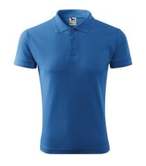 Мужская футболка поло Pique Polo Polo Shirt, azure синий цена и информация | Мужские футболки | kaup24.ee