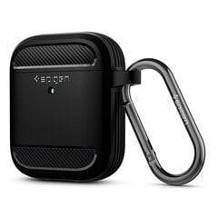 Spigen Rugged Armor AirPods Black hind ja info | Kõrvaklapid | kaup24.ee