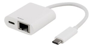 Deltaco USBC-GIGA2, RJ45, USB-C hind ja info | USB jagajad, adapterid | kaup24.ee