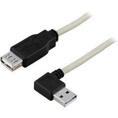 Deltaco USB2-102A, USB 2.0, 0.2 м цена и информация | Кабели и провода | kaup24.ee