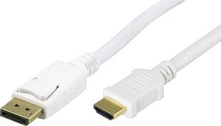 Deltaco DP-3011, DisplayPort, HDMI, 1m hind ja info | Kaablid ja juhtmed | kaup24.ee