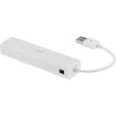 Deltaco USB2-LAN3, USB-A цена и информация | Адаптеры и USB-hub | kaup24.ee