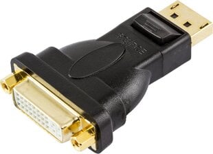 Deltaco DP-DVI, DisplayPort, DVI-D hind ja info | Kaablid ja juhtmed | kaup24.ee