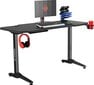 Mängurilaud Ultradesk Frag Black, must hind ja info | Arvutilauad, kirjutuslauad | kaup24.ee