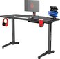 Mängurilaud Ultradesk Frag Black, must hind ja info | Arvutilauad, kirjutuslauad | kaup24.ee