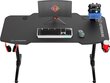 Mängurilaud Ultradesk Frag Black, must hind ja info | Arvutilauad, kirjutuslauad | kaup24.ee