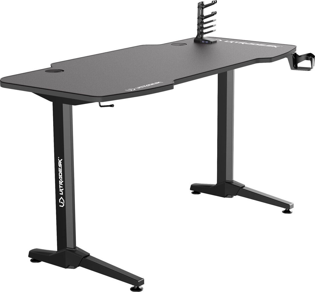 Mängurilaud Ultradesk Frag Black, must hind ja info | Arvutilauad, kirjutuslauad | kaup24.ee