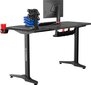 Mängurilaud Ultradesk Frag Black, must hind ja info | Arvutilauad, kirjutuslauad | kaup24.ee