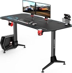 Mängurilaud Ultradesk Grand Blue, must/sinine цена и информация | Компьютерные, письменные столы | kaup24.ee