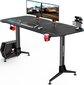 Mängurilaud Ultradesk Grand Blue, must/sinine hind ja info | Arvutilauad, kirjutuslauad | kaup24.ee