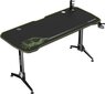 Mängurilaud Ultradesk Grand Green, must/roheline hind ja info | Arvutilauad, kirjutuslauad | kaup24.ee