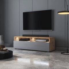 TV-laud Selsey Rednaw 100 LED, hall/pruun цена и информация | Тумбы под телевизор | kaup24.ee