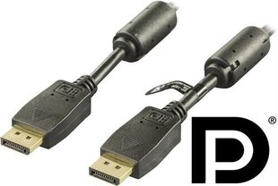 Deltaco DP-1010, DisplayPort, 1m цена и информация | Кабели и провода | kaup24.ee