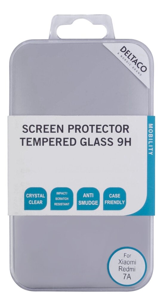 Kaitseklaas Deltaco Screen Protector, telefonile Xiaomi Redmi 7A цена и информация | Ekraani kaitsekiled | kaup24.ee