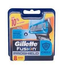 Raseerimispead Gillette Fusion Proshield Chill, 8 tk цена и информация | Косметика и средства для бритья | kaup24.ee