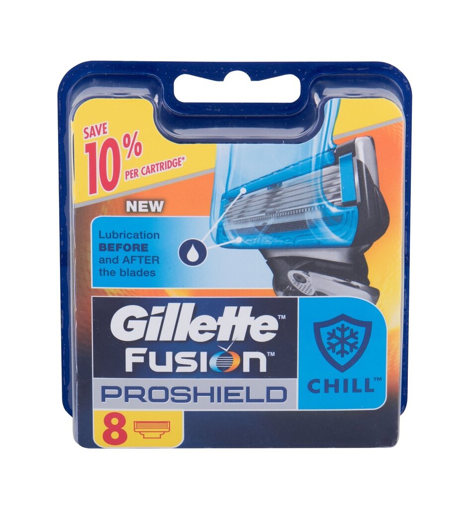 Raseerimispead Gillette Fusion Proshield Chill, 8 tk цена и информация | Raseerimisvahendid | kaup24.ee