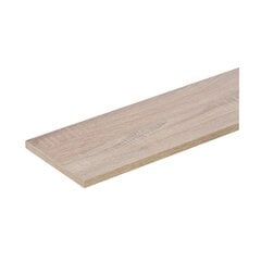 Seinariiul Floorpol 60x30 cm, tamme värvi цена и информация | Полки | kaup24.ee