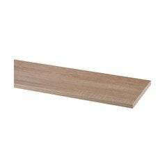 Seinariiul Floorpol 80x20 cm, tamme värvi цена и информация | Полки | kaup24.ee