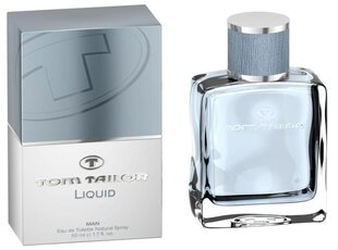 Tualettvesi meestele Tom Tailor Liquid EDT 50ml hind ja info | Meeste parfüümid | kaup24.ee