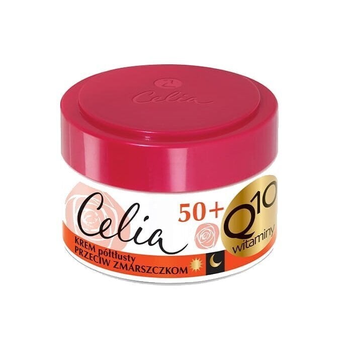 Näokreem küpsele näole Celia Q10 Witaminy 50+, 50 ml hind ja info | Näokreemid | kaup24.ee