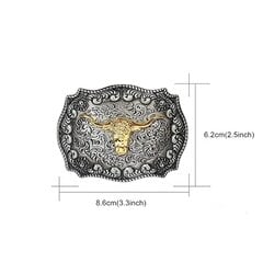 Long Horn Western Belt Pandla tsingisulamist Western Cowboy Gold цена и информация | Мужские ремни | kaup24.ee