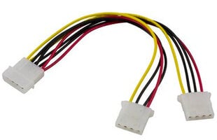 Deltaco DEL-114, 4 pin, 0.15 m цена и информация | Кабели и провода | kaup24.ee