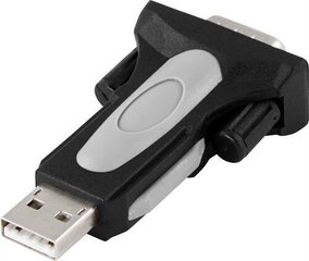 Deltaco UC-232C9, DB-9, USB 2.0, 1m hind ja info | Kaablid ja juhtmed | kaup24.ee