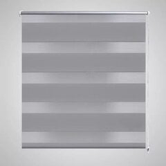 Жалюзи, рулонная штора Zebra, 60 x 120 см, серая цена и информация | Рулонные шторы | kaup24.ee