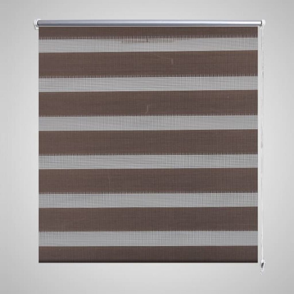 Ribakardin, ruloo Zebra, 40 x 100 cm, kohvivärvi цена и информация | Rulood | kaup24.ee