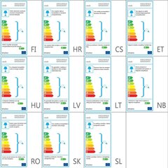 Õue LED seinavalgustid, 2 tk, valgus üles/alla цена и информация | Уличное освещение | kaup24.ee