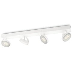 LED valgusti Philips myLiving Clockwork 4x4,5 W, valge, 531743116 hind ja info | Laelambid | kaup24.ee