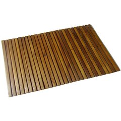 Деревянный коврик для ванны, 80 x 50 см, акация цена и информация | Аксессуары для ванной комнаты | kaup24.ee