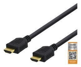 Deltaco HDMI-1005D, HDMI, 0.5m hind ja info | Kaablid ja juhtmed | kaup24.ee
