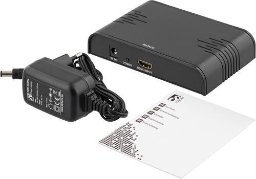 Deltaco HDMI-SCArt2, HDMI/SCART цена и информация | USB jagajad, adapterid | kaup24.ee