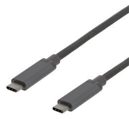 Deltaco USBC-1362, USB-C, 1 m цена и информация | Кабели и провода | kaup24.ee