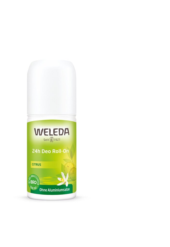 Rulldeodorant sidrunipuu ekstraktiga Weleda 24h Citrus, 50 ml hind ja info | Deodorandid | kaup24.ee