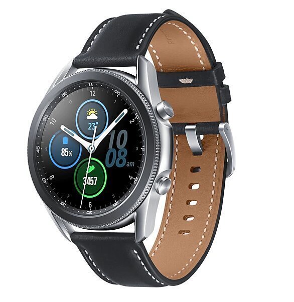 Samsung Galaxy Watch 3 (R840, 45mm), Mystic Silver цена и информация | Nutikellad (smartwatch) | kaup24.ee